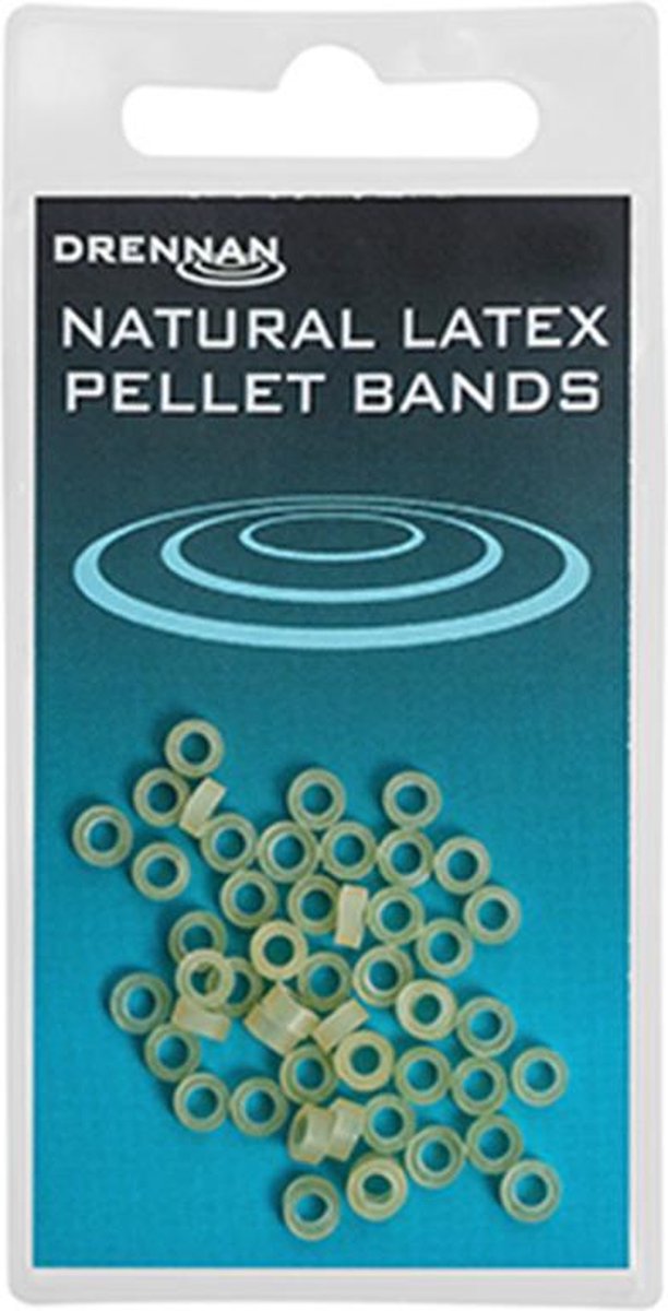 Drennan Naturel Latex Pellet Bands - Mini - Transparant