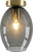 Olucia Marwin - Plafondlamp - Goud/Grijs - E27