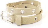 Kidzzbelts Meisjesriem 1985 - Ecru - 55 cm