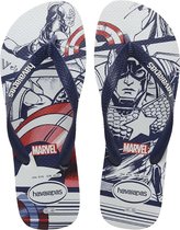 Havaianas Kids Top Marvel Wit Blauw