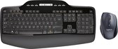 Logitech MK710 - Draadloos toetsenbord en muis - Azerty - Zwart