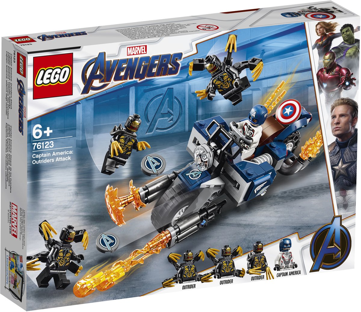 LEGO Marvel Super Heroes Captain America: Outriders Attack 76123