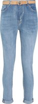 Cassis - Female - Slim jeans met riempje  - Denim