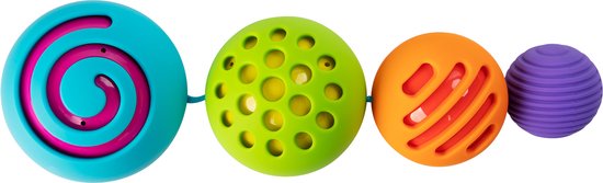 FAT BRAIN TOYS Oombeeball - Sensorisch Educatief Speelgoed Baby - Vanaf 10 Maanden - Ontwikkeling Motoriek & Zintuigen van Fat Brain Toys. — afbeelding 2