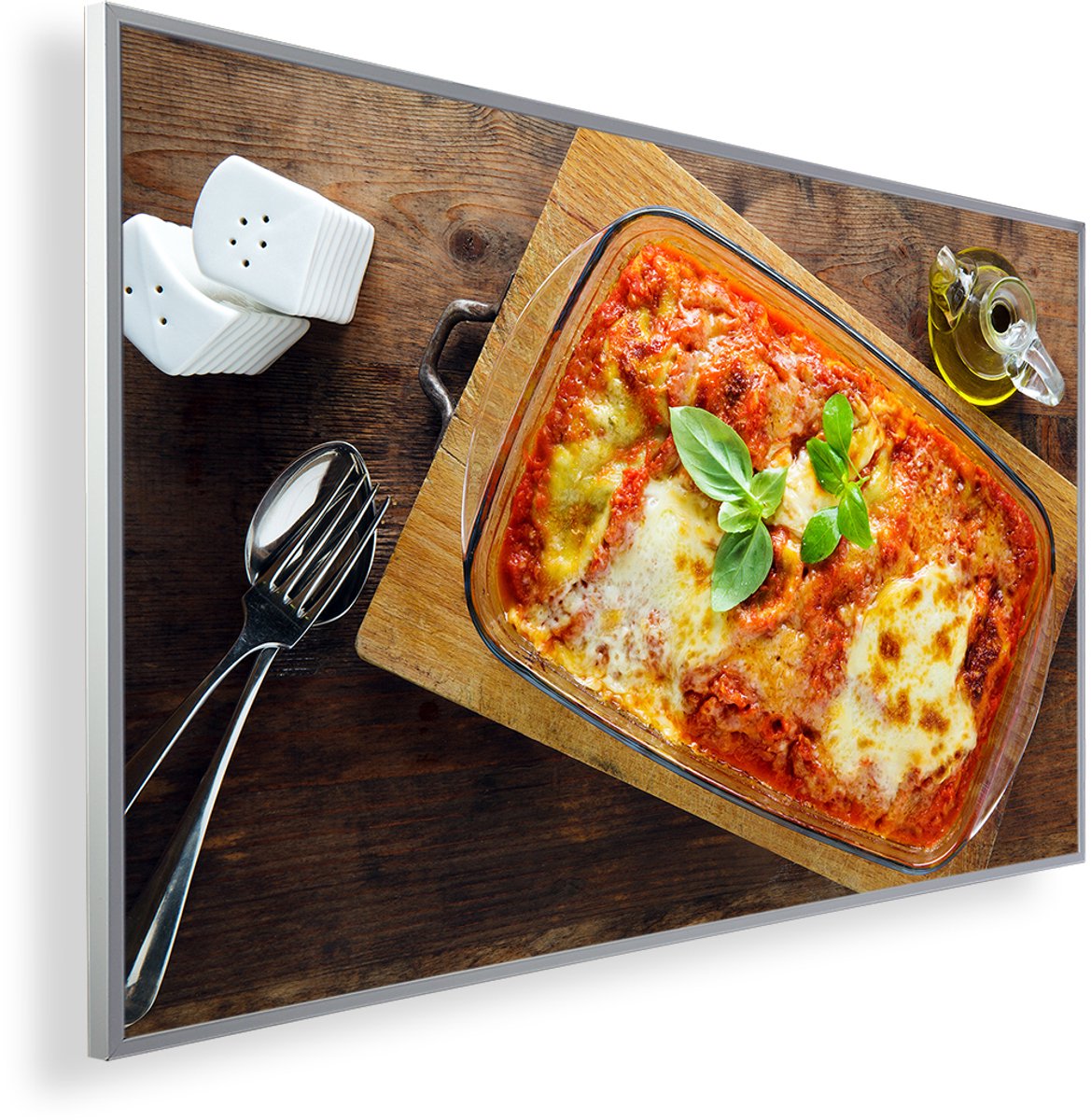 Infrarood Verwarmingspaneel 130W met fotomotief en Smart Thermostaat (5 jaar Garantie) - Lasagne 176