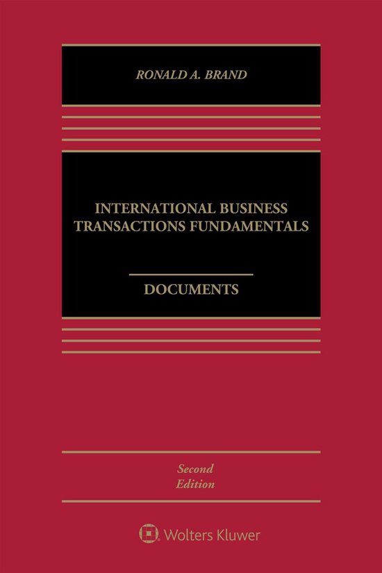 International Business Transactions Fundamentals, Documents - cover