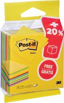 Post-it Notes kubus ft 76 mm x 76 mm, Ultra, blok van 325 + 65 vel gratis, op blister