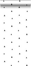 Origin behang grafische driehoeken zwart wit - 347681 - 0.53 x 10.05 m
