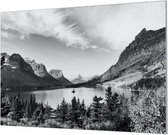 Wandpaneel Glacier National Park  | 210 x 140  CM | Zilver frame | Akoestisch (50mm)
