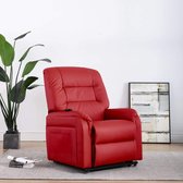 Medina Fauteuil elektrisch sta-op-stoel kunstleer rood