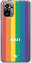 6F hoesje - geschikt voor Xiaomi Redmi Note 10S -  Transparant TPU Case - #LGBT - #LGBT #ffffff