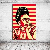 Pop Art Frida Kahlo Poster - 100 x 65 cm Fotopapier Mat 180 gr - Popart Wanddecoratie