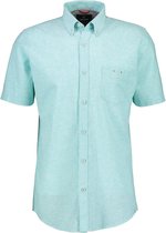 Lerros Korte mouw Overhemd - 2142156 442 MINT BLUE (Maat: L)