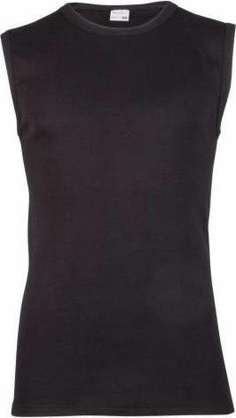 Beeren heren mouwloos shirt katoen  - XL  - Zwart