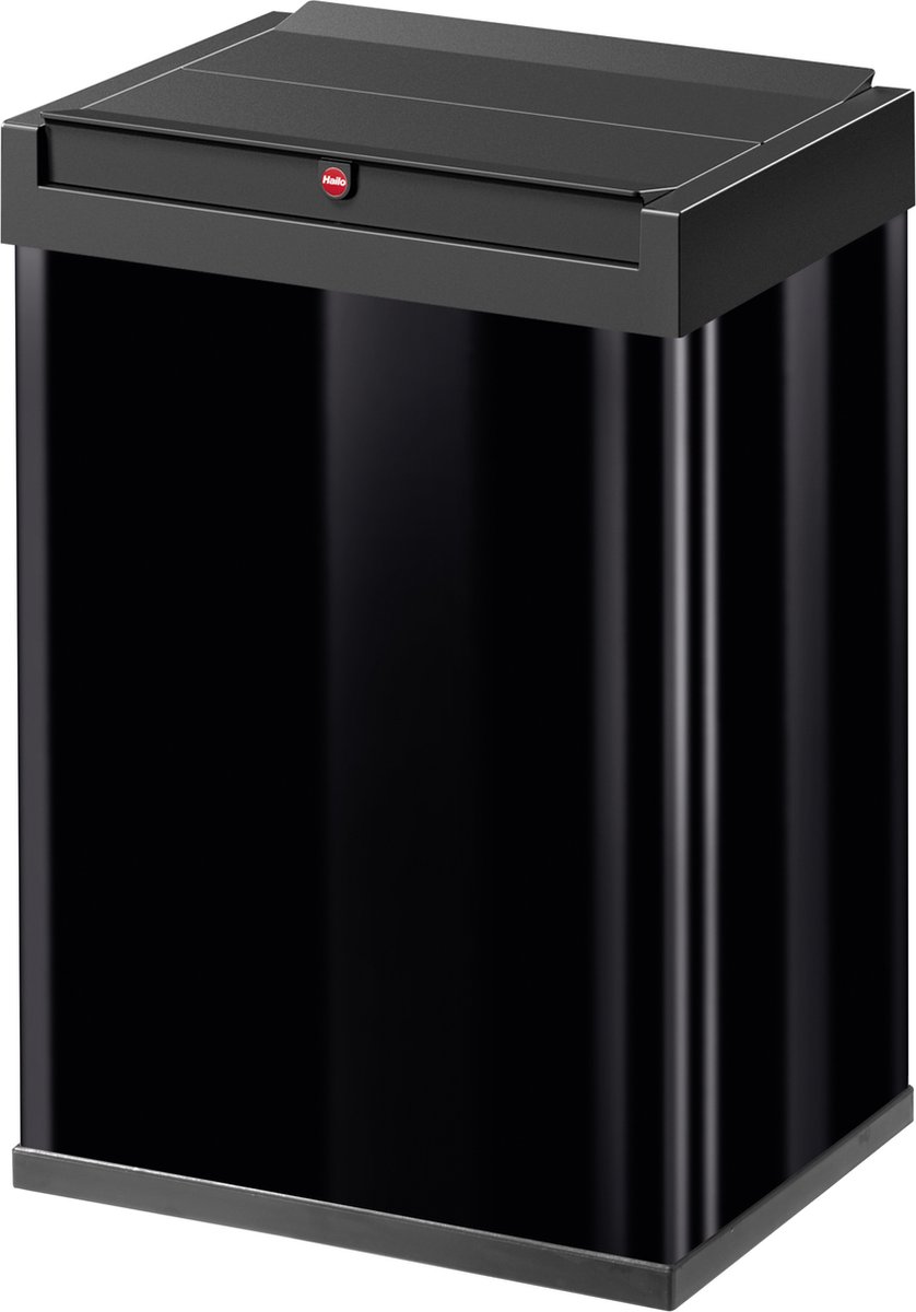 Goedkoopste Hailo Big-Box Swing L Prullenbak - 35 l - Zwart