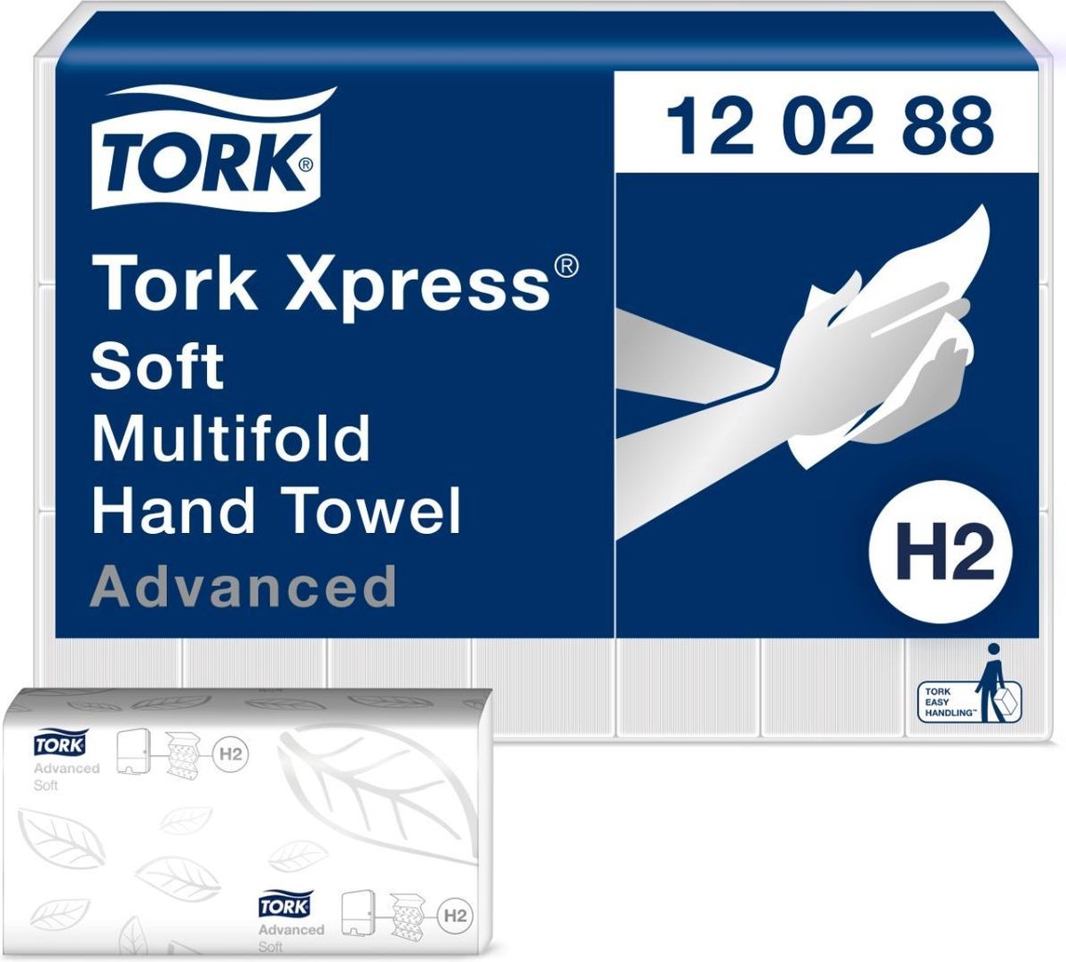 TORK 120288 Xpress® Multifold Advanced Papieren handdoeken (l x b) 34 cm x 21 cm Wit 2856 stuk(s)