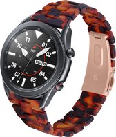 Resin Smartwatch bandje - Geschikt voor  Samsung Galaxy Watch 3 45mm resin band - lava - Strap-it Horlogeband / Polsband / Armband