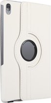 Case2go - Tablet hoes geschikt voor Lenovo Tab P11 Pro - Draaibare Book Case Cover - 11.5 Inch - Wit