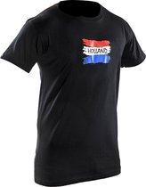 Joya Vlag T - Shirt - Holland - Zwart - S