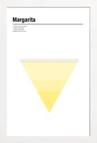 JUNIQE - Poster in houten lijst Margarita - minimalistisch -30x45