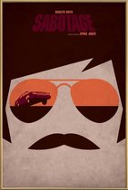 JUNIQE - Poster met kunststof lijst Beastie Boys - Sabotage -13x18