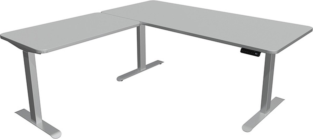 Kerkmann Zit sta hoekbureau Move-3 premium grijs 180x180cm