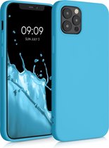 kwmobile telefoonhoesje geschikt voor Apple iPhone 12 / iPhone 12 Pro - Hoesje voor smartphone - Back cover in zeeblauw