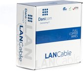 DANICOM CAT6 UTP 100 meter kabel op rol soepel - PVC (Fca)