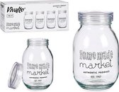 Tin Market Transparant Glas 1800 ml (13 x 20,8 x 13 cm)