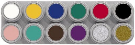 Grimas Water Make-Up - 12 Palette A