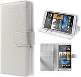 HTC One Mini Hoesje Wallet Case Wit