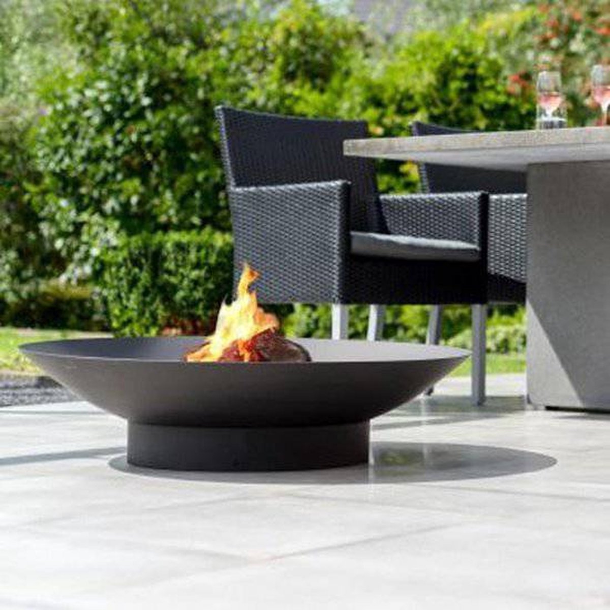 Esschert Design Classic Fire Bowl Ø 60 cm - Steel - Black