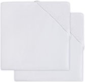Jollein Hoeslaken Boxmatras 75x95cm - Jersey Katoen Ash Green