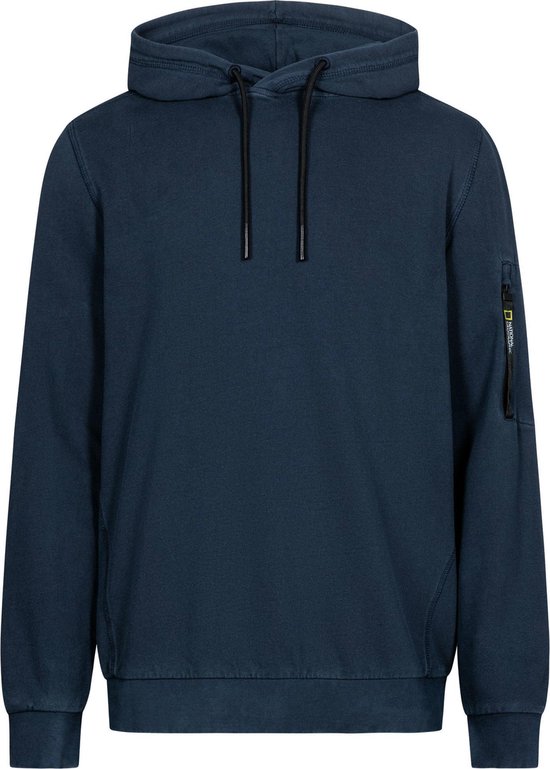National Geographic Garment Dyed Hoodie Navy
