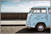 JUNIQE - Poster met kunststof lijst Wolfsburg Surf Blue Horizon -40x60