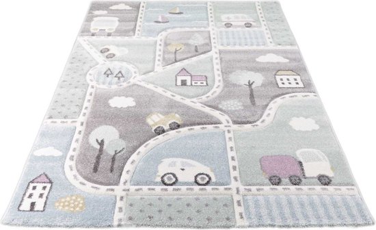Kids Globe Speelkleed Verkeer met Led verkeerslichten, 72x120 cm