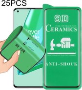 Voor OnePlus 9 Pro 25 PCS 9D Volledig scherm Volledige lijm keramische film