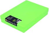 Weston Boxes, A4 Storage Box, Groen/Opaque Neon