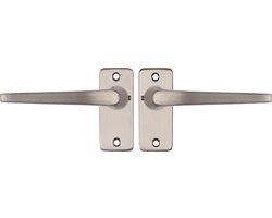 Starx Deurklink Zilver - RVS Look – Deurbeslag – Deurkruk met Patent – Rozet – Blind – Deurklink Duim