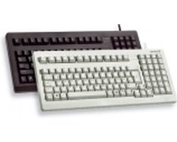 CHERRY 19" compact PC keyboard G80-1800 FR toetsenbord USB + PS/2 QWERTY Grijs
