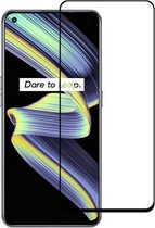 Voor OPPO Realme X7 Max 5G Volledige Lijm Volledige Cover Screen Protector Gehard Glas Film: