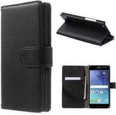 Telefoonhoesje - Book Case - Geschikt Voor Samsung Galaxy J2 (2015) - Zwart