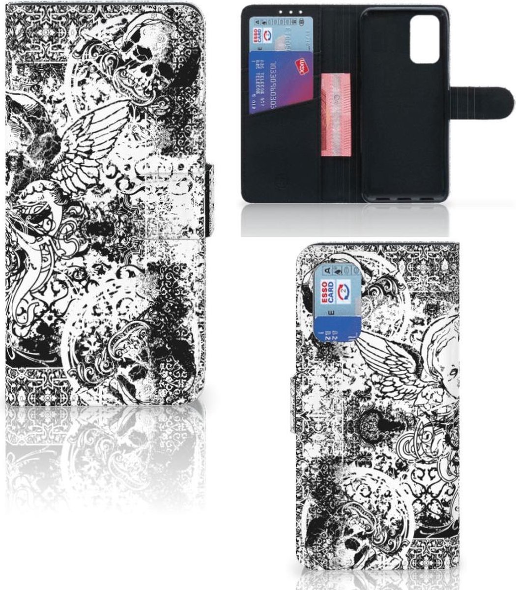 Telefoonhoesje met Naam Samsung Galaxy A32 4G Skulls Angel
