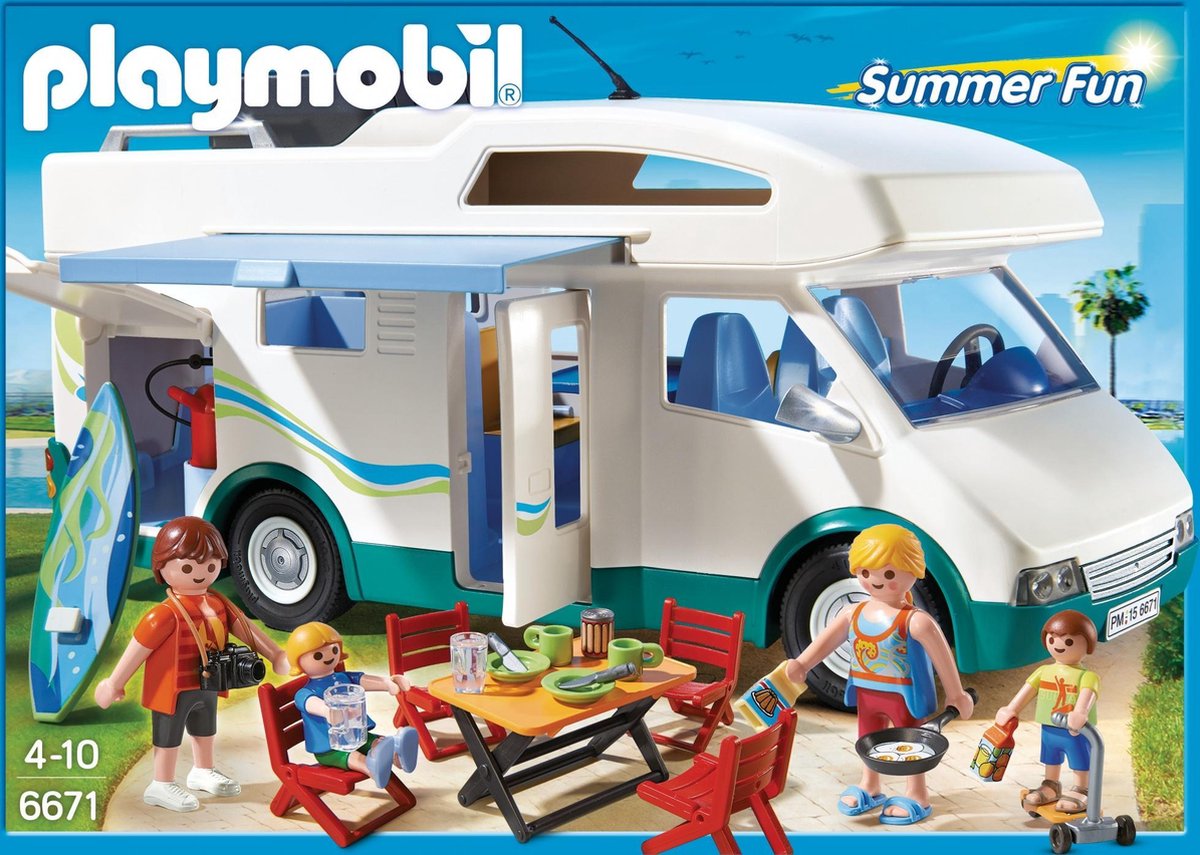 Promo Famille et camping-car Playmobil chez Intermarché