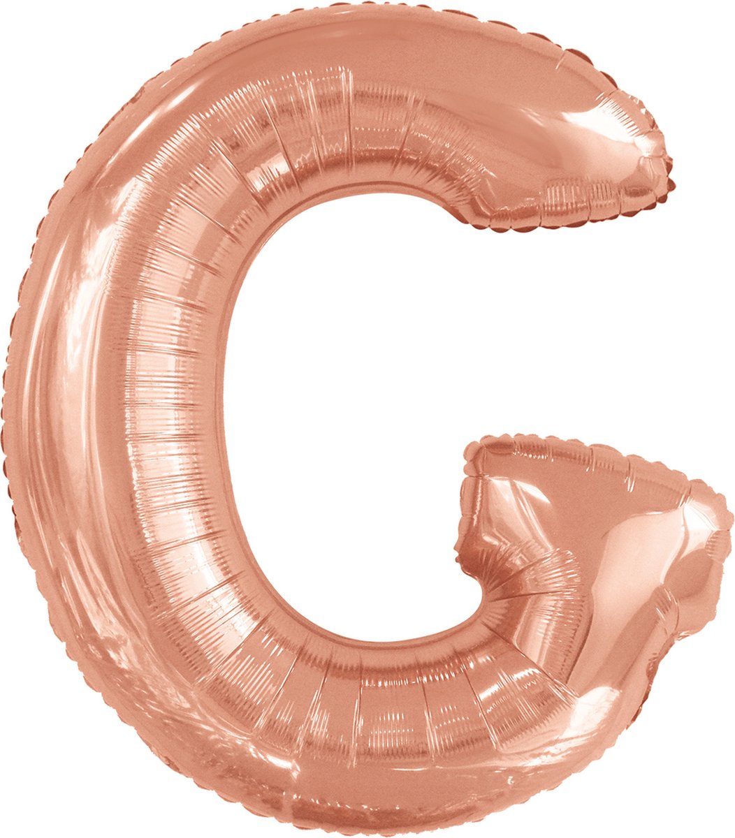 Amscan Folieballon Letter G 114 X 91 Cm Roségoud