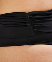 Hunkemöller Dames Badmode Fold over Bikinislip Sunset Dream  - Zwart - maat 2XL