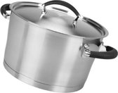 Pot à soupe Habonne Forte - 24 cm - acier inoxydable - avec couvercle
