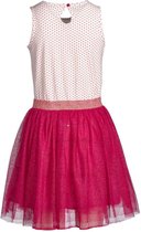 Meisjes jurk Fuchsia tule | Maat 152/ 12Y