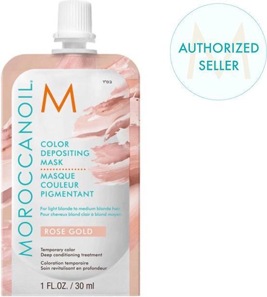 Foto: Moroccanoil color depositing mask rose gold haarmasker 30ml