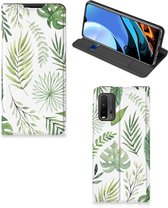Smartphone Hoesje Xiaomi Poco M3 | Redmi 9T Wallet Book Case Bladeren